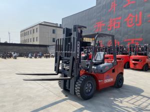 Chariot élévateur diesel tout-terrain économique de 3 tonnes, 3,5 tonnes, <span class=keywords><strong>4</strong></span> tonnes avec moteur EPA, chariots élévateurs latéraux diesel de 5 tonnes - Product Image 5