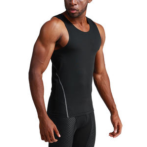 High Quality Summer Custom Oem Blank Training Fitness Gym Wear <b>Men</b> <b>Compression</b> <b>Shirt</b> Sleeveless T-<b>Shirts</b> <b>Men's</b> Tank Tops - Product Image 2
