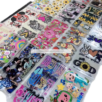 Autocollant personnalisé pour tasse avec impression photo de dessin animé UV, auto-adhésif, facile à décoller, lavable, impression sérigraphique