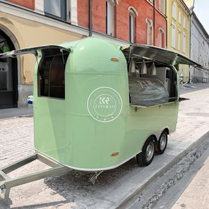 2025 Outdoor Food Truck Stainless Steel Street Kitchen Trailer Restaurant Bakery Use on <b>Sale</b> in USA - Product Image 3