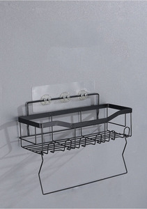 New Free Punching Bathroom Shelf <b>Wall</b> Soap Shelf Bathroom <b>Wall</b> Toiletries Storage Shelf - Product Image 2
