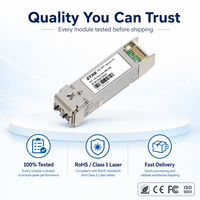 ZTRS 10G SFP+ 1310nm 40km Transceiver Fibre Optique DFB PIN Duplex LC Module Basse Consommation pour Aggregation Métropolitaine