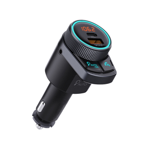 QC3.0 — adaptateur <span class=keywords><strong>bluetooth</strong></span> Portable, 30W, charge rapide, C80, <span class=keywords><strong>bluetooth</strong></span>, adaptateur sans fil, balayage automatique, transmetteur FM avec double port <span class=keywords><strong>USB</strong></span> - Product Image 1