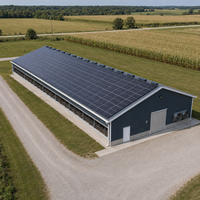 Nouvelle Vente Chaude 2026 : Entrepôt Préfabriqué en Acier Léger, Ferme, Hangar pour Bétail, Design Moderne, Structure en Acier