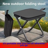 Chaise moderne portable Oxford pour sac à main de poche pour les activités de plein air pour la plage, le camping, la pêche, le voyage Conception durable en fer