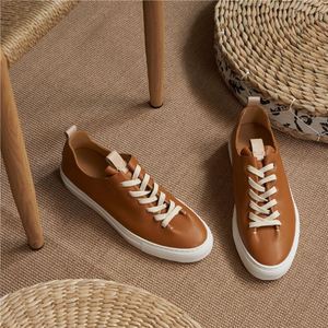 Nouvelles baskets d'été 2025 en cuir véritable souple, respirantes, légères, antidérapantes, de qualité supérieure, pour hommes, idéales pour le bureau et la carrière, à bout carré ou pointu - Product Image 3