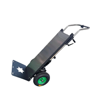 Chariot monte-escalier électrique industriel en acier inoxydable 250kg/400kg, plateforme de transport manuelle, OEM JUNCHI