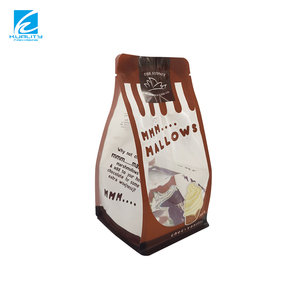 Bolsa de embalaje pequeña sellada con calor de PP transparente personalizada para galletas de chocolate horneadas y regalo de dulces Diseño de fuelle de 8 lados - Product Image 2