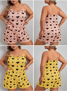 <span class=keywords><strong>Finetoo</strong></span> XL-5XL Plus Size Damen Nachtwäsche Leoparden muster Design Damen Home Nachtwäsche Set Zweiteiler Set Nacht kleid für Mädchen - Product Image 6