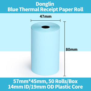 Hot Bán Nhiệt giấy cuộn đầy màu sắc 80x50mm 57x50 cho <span class=keywords><strong>ATM</strong></span> & siêu thị thu ngân Nhà máy cung cấp nhận in ấn giấy cuộn - Product Image 2