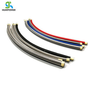 Высокое давление Коррозионностойкие нержавеющая сталь плетеный polytetrafluorethy PTFE топливный шланг - Product Image 5