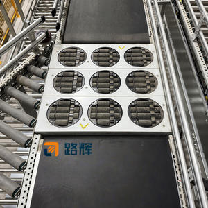 LUHUI Modüler Sıralama Ekipmanı Tekerlekli Konveyörler Döner Paket Taşıma Makinesi Lojistik Paket Spiral Tekerlekli Sıralayıcı - Product Image 3