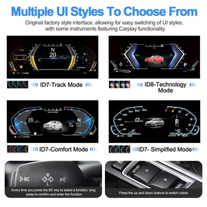 Navihua LCD Digital Cluster <b>Speedometer</b> LCD Instrument <b>for</b> BMW 5 6 7 X3 X4 X5 F10 F11 F18 F07 F06 F12 F13 F01 F02 F03 F15 F25 - Product Image 4