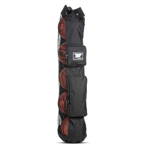 <b>Heavy</b> <b>Duty</b> 5 Basketball Mesh Bottle Carrier with Shoulder Strap <b>Zipper</b> Closure Characters Pattern for Unisex Use - Product Image 1