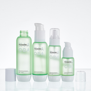 beauté Besoins vaporisateur 30ML 50ML 80ML 100ML 120ML Vert Mat En Plastique Cosmétique emballage Bouteille vide pour la lotion - Product Image 4