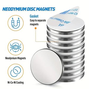 Matériel magnétique Ndfeb, plaque circulaire 5x2/6x2/8x2/10x2/12x2/15x2/20x2/25x2/30x2mm, disque rond, aimants permanents NdFeB, Iman - Product Image 4