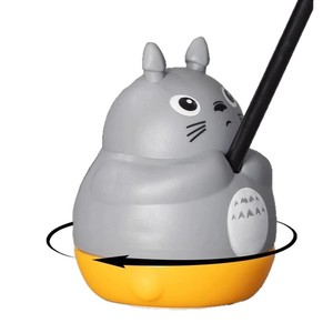 Cartoon <b>Cat</b> Teaser <b>Toy</b> Plastic Manual Feather Boredom Buster For <b>Cats</b> <b>Interactive</b> Pet <b>Toy</b> - Product Image 1