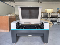 Laser CO2 120W/150W C1-1390 pour la découpe de tissus/cuir, machine de découpe de matériaux en feutre 1300*900mm