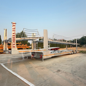 Double pont hydraulique véhicule transporteur <span class=keywords><strong>voiture</strong></span> Transport <span class=keywords><strong>remorque</strong></span> <span class=keywords><strong>voiture</strong></span> transporteur Semi <span class=keywords><strong>camion</strong></span> <span class=keywords><strong>remorque</strong></span> - Product Image 2