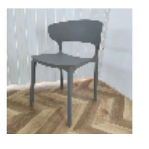 Chaise de salle à manger moderne et simple en PP 36910-A669 36910-A670 36910-A671 - Product Image 1