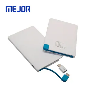 Moscow thẻ tín dụng hình dạng điện thoại di động PowerBank 5000mAh Điện thoại di động sạc 10000mAh ngân hàng điện thẻ