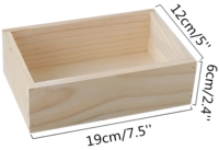 Jardinière rectangulaire en bois écologique et durable pour plantes succulentes, idéale pour l'intérieur, l'extérieur, le jardin et la maison, directement de l'usine