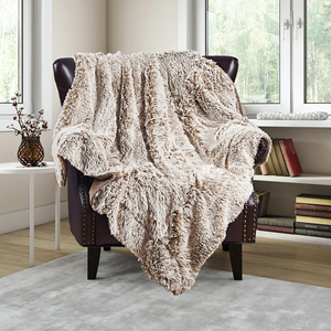 Couverture en laine de mamouth 127x152 cm, couverture moelleuse et confortable pour canapé, literie, décoration intérieure, cadeau - Product Image 1
