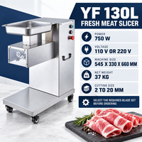 Trancheuse à viande électrique professionnelle pour la découpe, le déchiquetage et le dés de viande de porc, de bœuf et de poulet, pour usage en restaurant