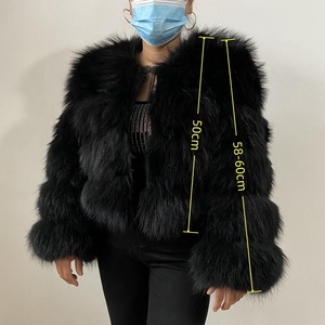 BEIZIRU Cappotto in Vera Pelliccia di Procione per <span class=keywords><strong>Donna</strong></span>, Giacca Corta <span class=keywords><strong>a</strong></span> <span class=keywords><strong>Righe</strong></span> Orizzontali, Prezzo Diretto di Fabbrica - Product Image 4