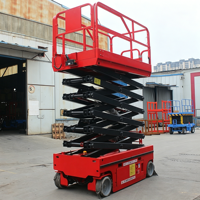 Equipo de Carga Vertical Fijo para Carga Pesada, Mesa de Transferencia de Materiales Industriales, Plataforma Elevadora de Tijera sobre Orugas