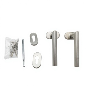 Maniglia per Serratura a Cilindro in Acciaio Inox 201 Personalizzata, <span class=keywords><strong>con</strong></span> Copricilindro, per Set Serratura Porta in Legno - Product Image 1