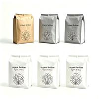 Sacs en papier kraft biodégradables écologiques avec logo personnalisé, résistants à l'humidité, pochettes verticales, couleur personnalisée pour l'emballage d'engrais organiques