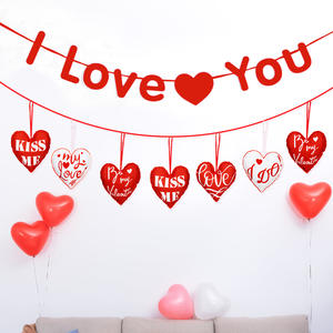 Portachiavi a <span class=keywords><strong>Cuore</strong></span> in Tessuto Imbottito, Decorazione per San Valentino, Matrimoni e Feste, Ciondolo a Forma di <span class=keywords><strong>Cuore</strong></span> 'Sweet Love' - Product Image 5