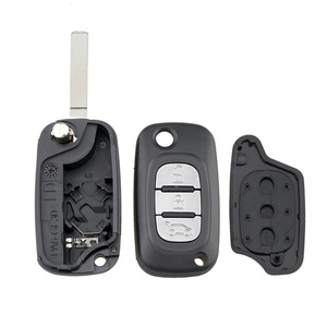 <span class=keywords><strong>Coque</strong></span> de <span class=keywords><strong>clé</strong></span> de voiture à distance en ABS noir avec lame non coupée à <span class=keywords><strong>3</strong></span> <span class=keywords><strong>boutons</strong></span> pour Fluence, Megane, Clio, <span class=keywords><strong>Kangoo</strong></span>, Master, Modus - Product Image 6