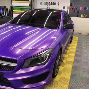 Ma Thuật Loạt Tự Dính Xe Vinyl Glossy Ma Thuật Tắc Kè Hoa Vàng Dòng Đối Với Xe Trang Trí Với Air Bong Bóng Miễn Phí 1.52*18 M - Product Image 6