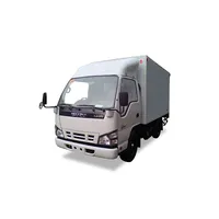 इस्तेमाल किया कार्गो बॉक्स वैन ट्रक Isuzu NKR ट्रक
