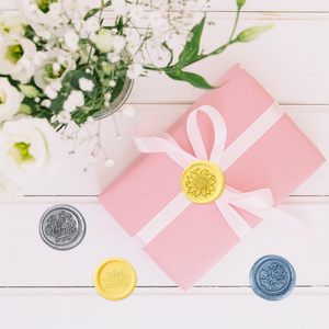 Sceau de cire en laiton de designer, milliers de motifs, pour invitations de mariage, enveloppes et papier - Product Image 4