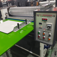 Machine d'embossage de précision pour papier texturé en profondeur, pour l'impression de couvertures de livres