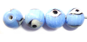 Perles de verre rondes noires pour la fabrication de bijoux, en vrac, en cristal, de la marque FE, en provenance de l'Uttar Pradesh, en boîte - Product Image 4