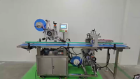 Applicateur d'étiquettes automatique supérieur et inférieur pour bouteilles/emballages – Machine d'étiquetage plate supérieure et inférieure de Chine