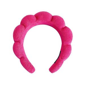 Diadema de esponja suave con diseño de nube retorcida para mujer, para cuidado de la piel, lavado facial y maquillaje, accesorio de spa de felpa - Product Image 5