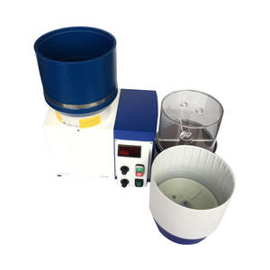 Máquina de herramientas de joyería de fábrica 2024, máquina de acabado Vibro de precisión, máquina de acabado de disco centrífugo con barriles secos y húmedos - Product Image 3