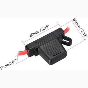 Inline <span class=keywords><strong>Blade</strong></span> cầu chì chủ 8awg/10awg cao cấp maxi loại + 50 amp cầu chì xe máy không thấm nước Lưỡi Cầu Chì Chủ - Product Image 5