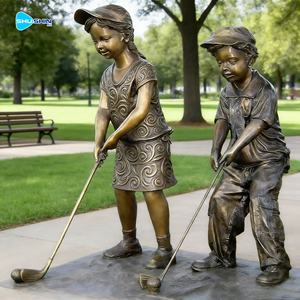 Escultura de Bronce de Tamaño Real de Niña Leyendo un Libro, Estatua Infantil para Jardín o Calle - Product Image 2