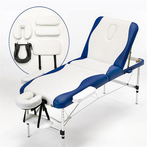 Cama de masaje para adelgazamiento corporal, cama de masaje ancha, plegable, altura ajustable, para fisioterapia, portátil - Product Image 4