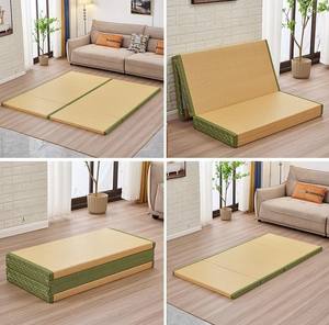 可折叠日式榻榻米垫地垫环保天然椰纤维适合瑜伽/茶室/客厅 - Product Image 2