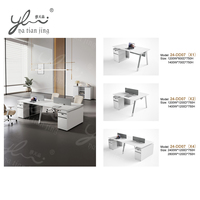 Table de bureau exécutive moderne en mélamine, en promotion