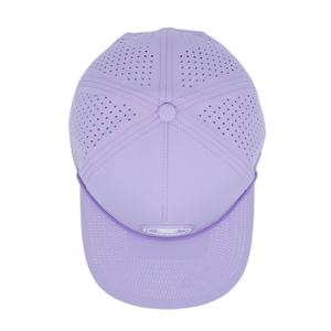 Gorra de Béisbol de Alta Calidad Resistente al Agua, Cortada con Láser, Personalizada, de 5 Paneles, Ajustable, Estilo Femenino, Color Lila, para Golf - Product Image 5