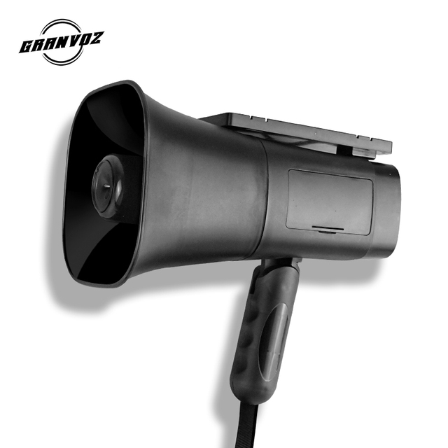 Professional Audio Horn Speaker Wireless Portable Solar Amplifier Microphone Radio Solar Charge Megaphone