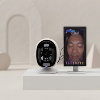 Analyseur de Peau Facial Intelligent 11 Langues avec Écran Tactile 21,5 pouces et IA, Compatible WiFi (UE/US/ZA/IT) – Nouvelle Version Améliorée pour Soins du Visage